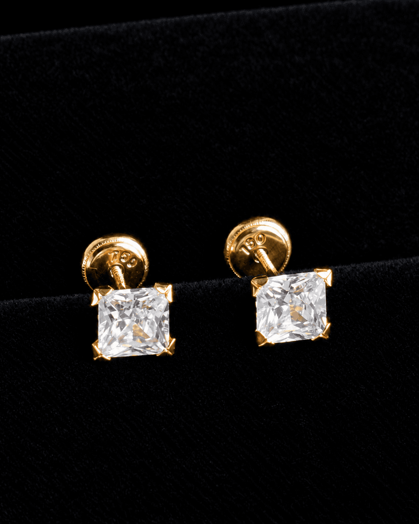 Topos Oro 18K Piedra Blanca Princess, foto 1 de 2
