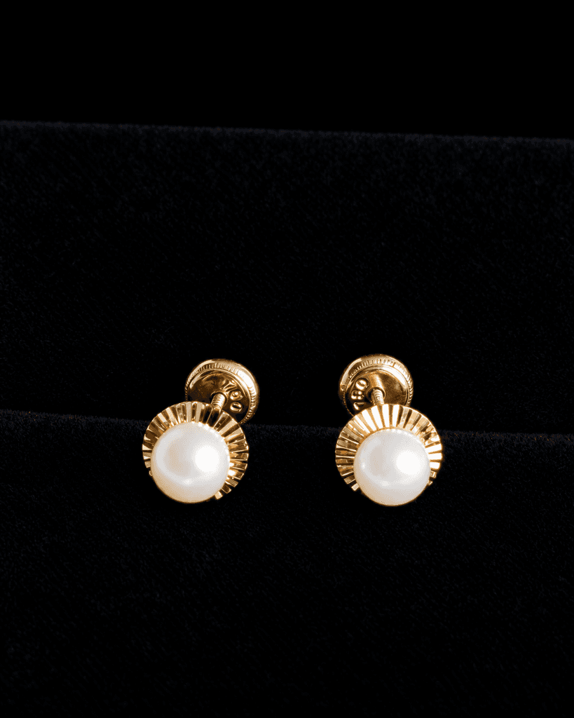 Topos Perla Cultivada Oro 18K, foto 1 de 2